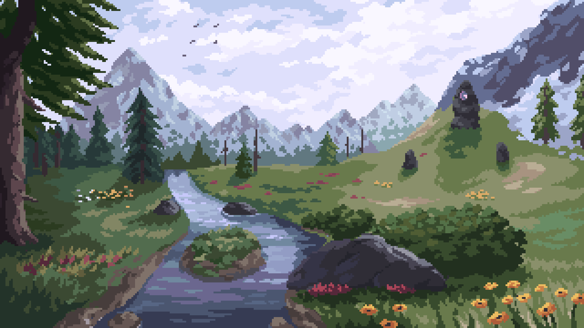 Nature Pixel Art Wallpapers Top Free Nature Pixel Art Backgrounds