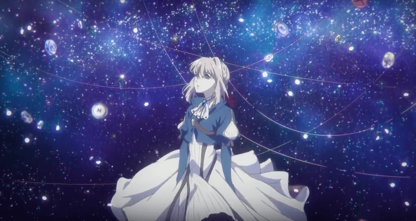 Blue Anime Aesthetic Violet Evergarden Anime Wallpaper HD