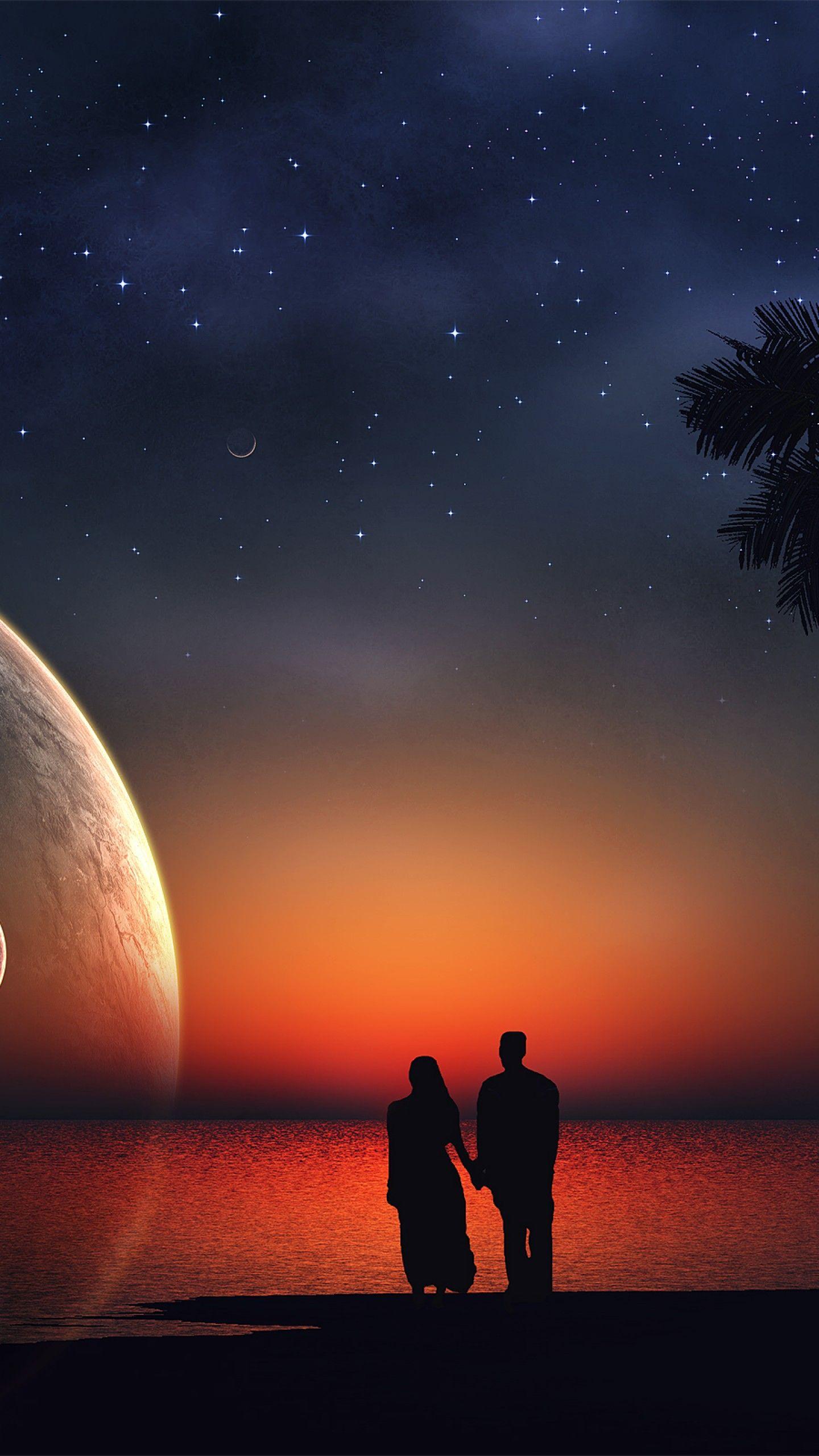 Romantic Moon Wallpapers Top Free Romantic Moon Backgrounds