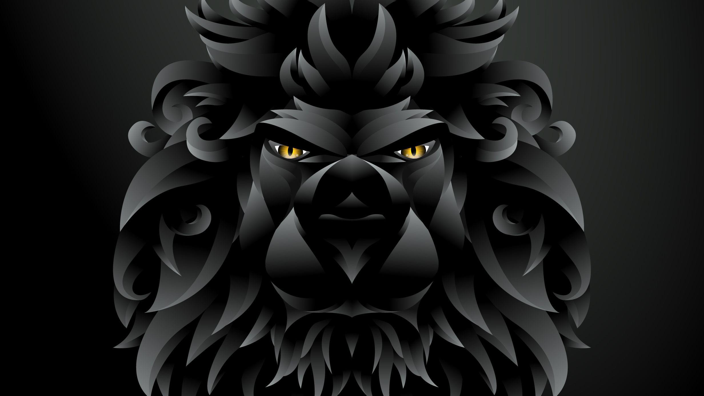 Black Lion Wallpapers Top Free Black Lion Backgrounds WallpaperAccess