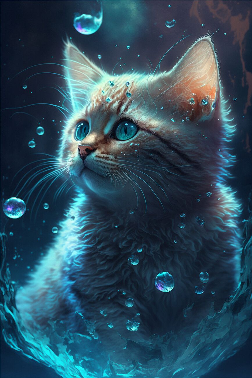 Fantasy Cat Wallpapers Top Free Fantasy Cat Backgrounds WallpaperAccess