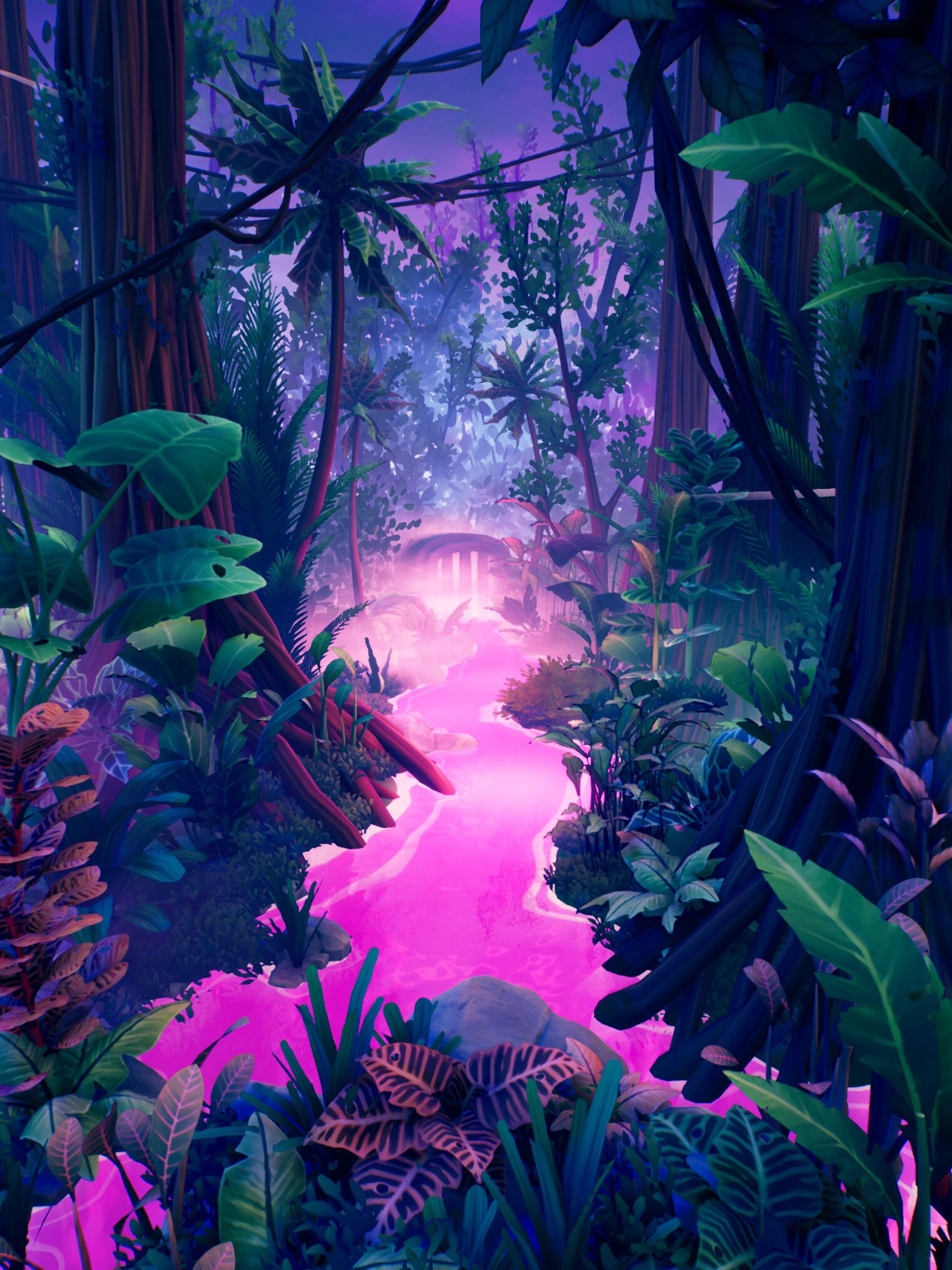 Neon Jungle Wallpapers Top Free Neon Jungle Backgrounds WallpaperAccess