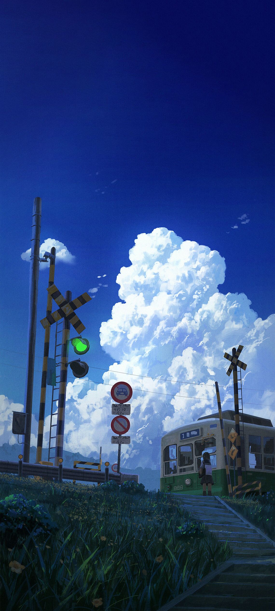 Blue Anime Phone Wallpapers Top Free Blue Anime Phone Backgrounds WallpaperAccess