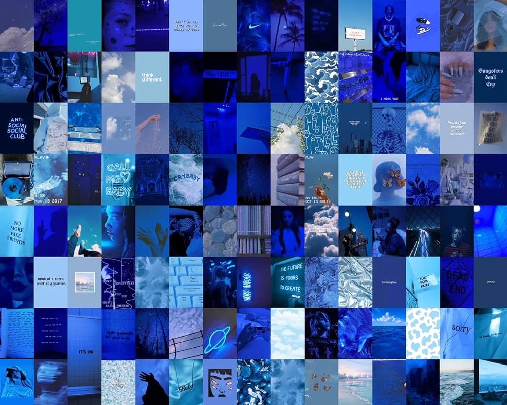 Dark Blue Collage Wallpapers Top Free Dark Blue Collage Backgrounds