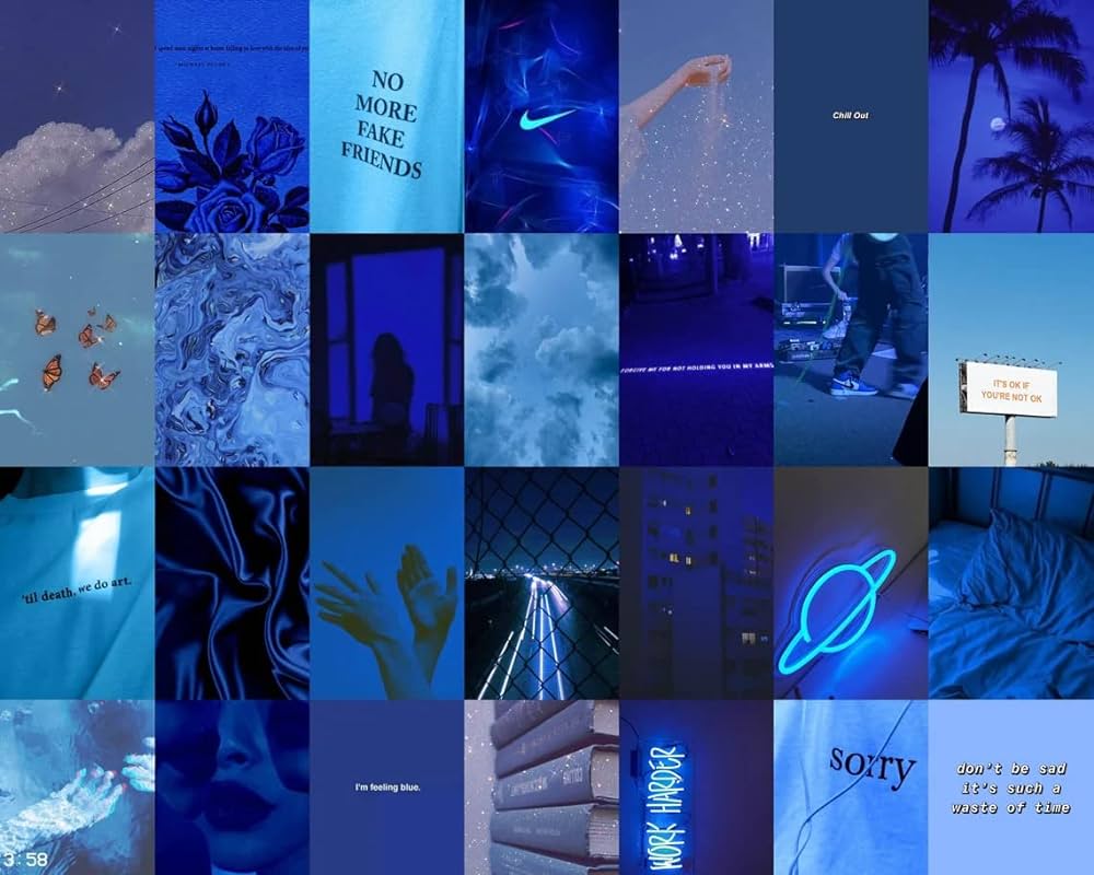 Dark Blue Collage Wallpapers Top Free Dark Blue Collage Backgrounds