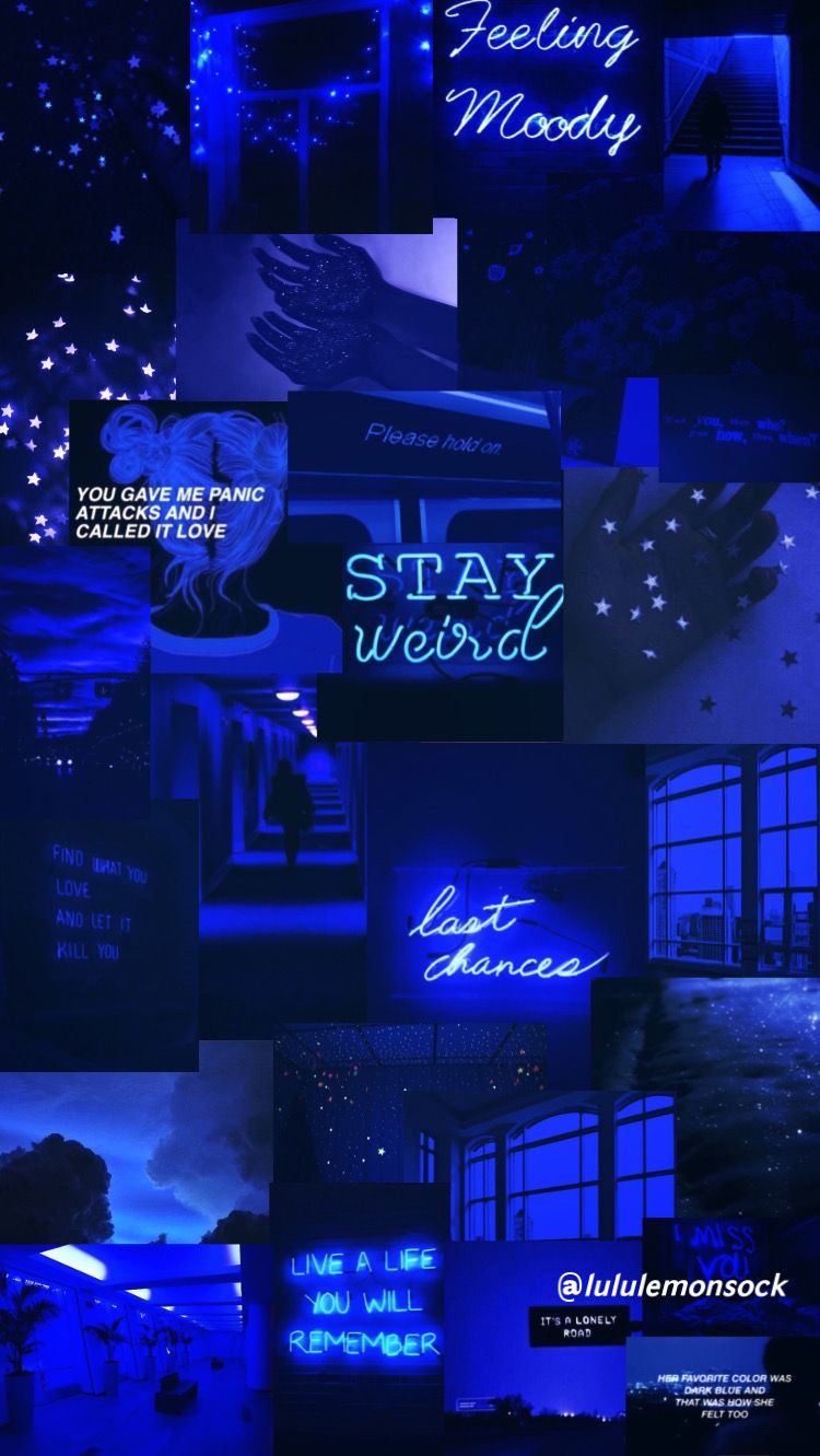 Dark Blue Collage Wallpapers Top Free Dark Blue Collage Backgrounds