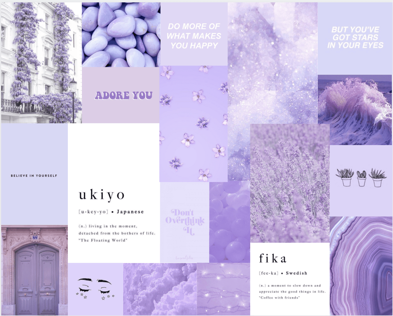 Lavender Collage Wallpapers Top Free Lavender Collage Backgrounds