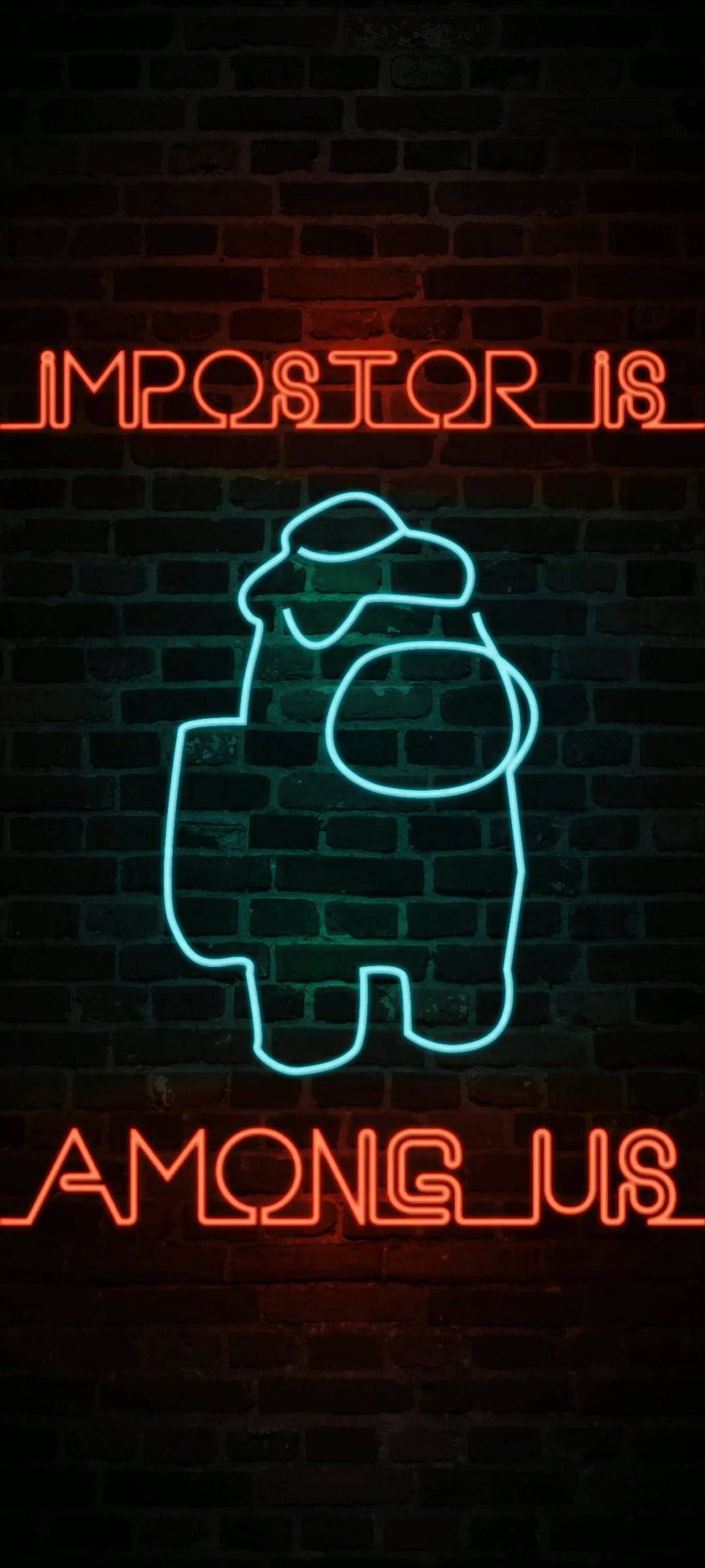 Neon Among Us Wallpapers Top Free Neon Among Us Backgrounds