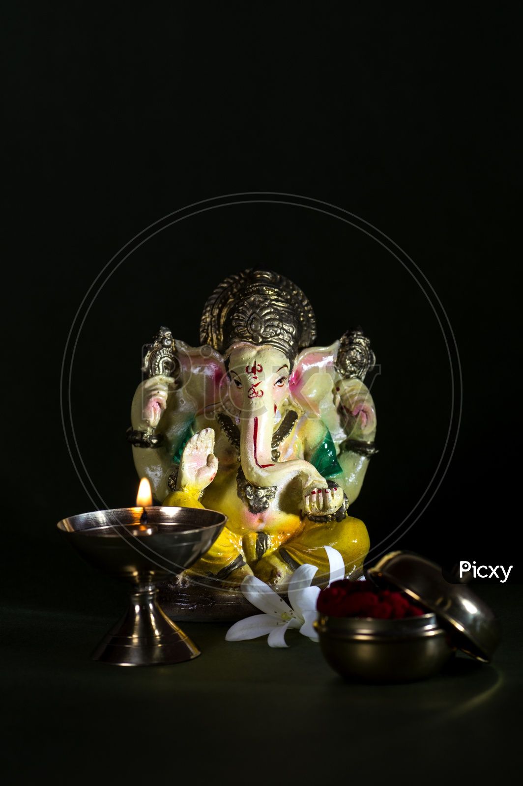 Ganesh Dark Wallpapers Top Free Ganesh Dark Backgrounds WallpaperAccess