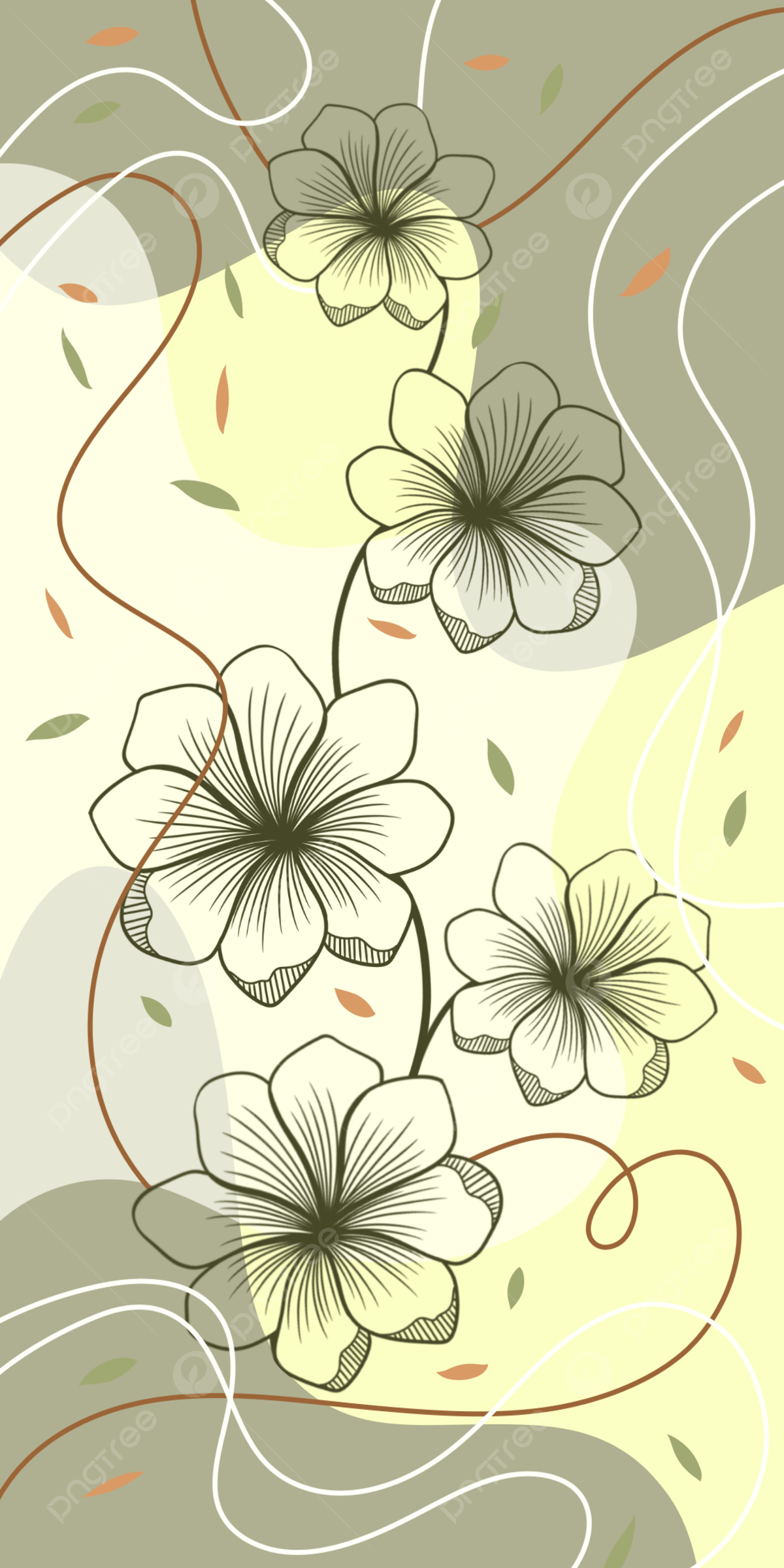 Flower Sketch Wallpapers Top Free Flower Sketch Backgrounds