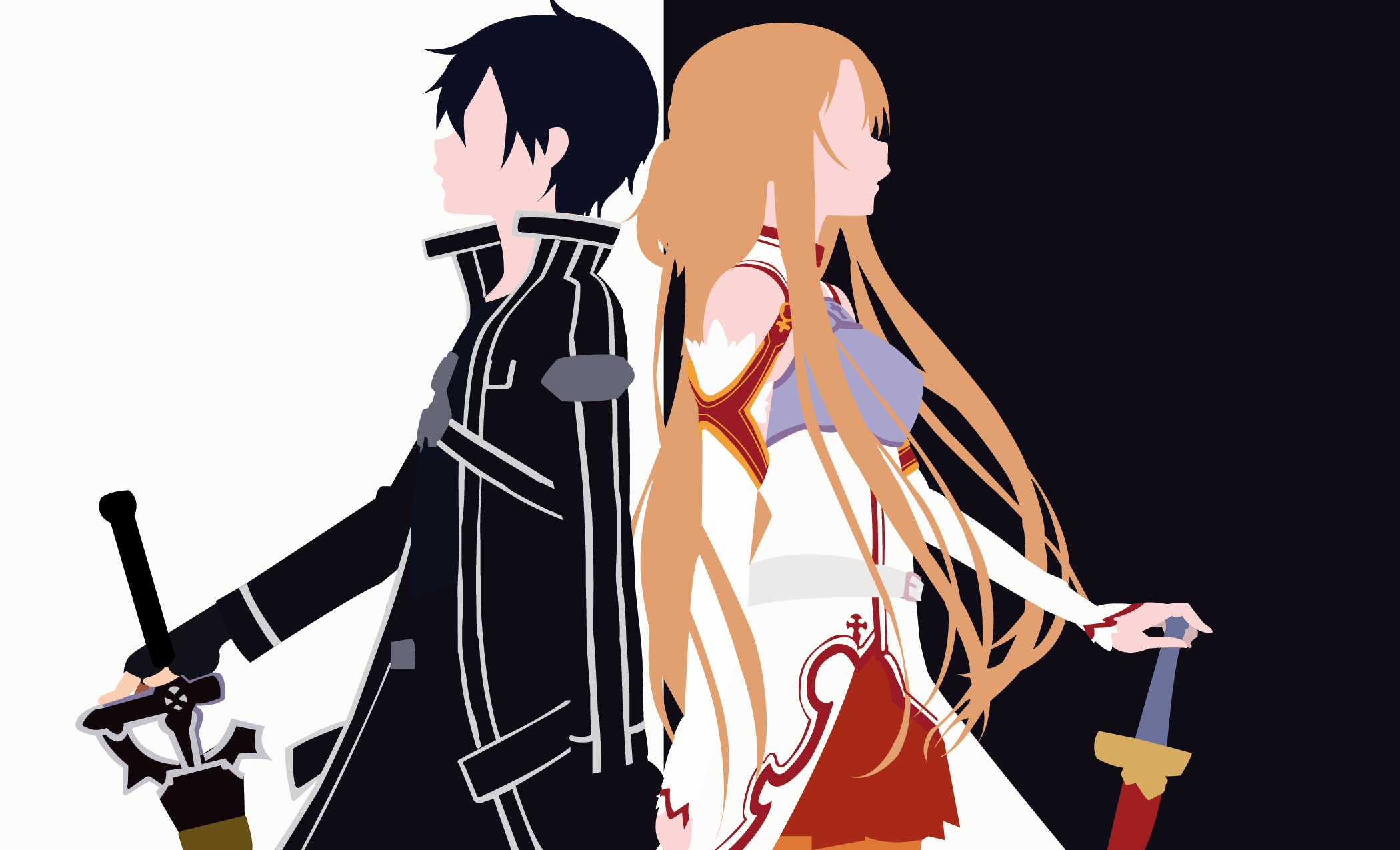 Sword Art Online Minimalist Wallpapers Top Free Sword Art Online Minimalist Backgrounds