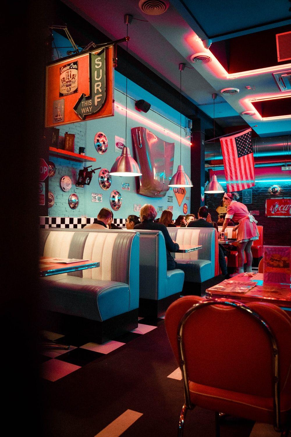 Retro Diner Wallpapers Top Free Retro Diner Backgrounds WallpaperAccess