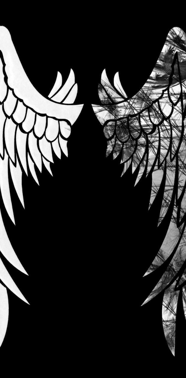 Black and White Wings Wallpapers Top Free Black and White Wings