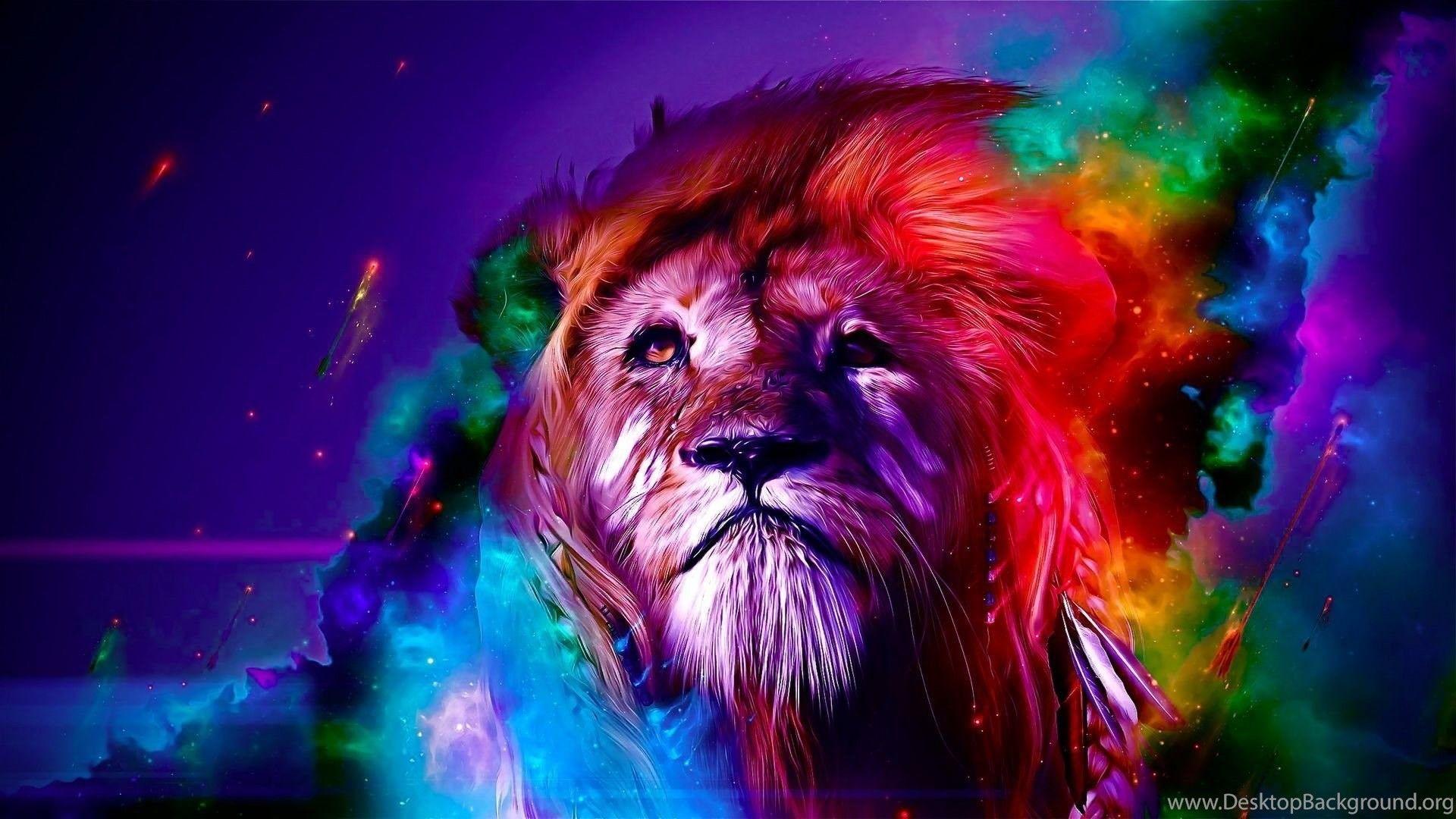 Cool Digital Lion Wallpapers Top Free Cool Digital Lion Backgrounds
