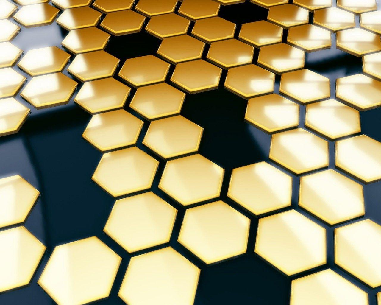 Gold Hexagon Wallpapers Top Free Gold Hexagon Backgrounds
