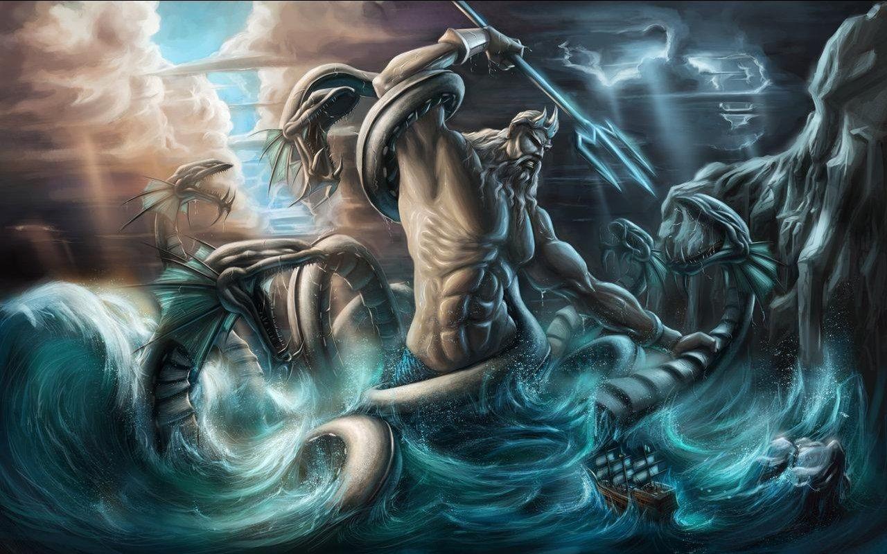 Poseidon Wallpapers Top Free Poseidon Backgrounds WallpaperAccess