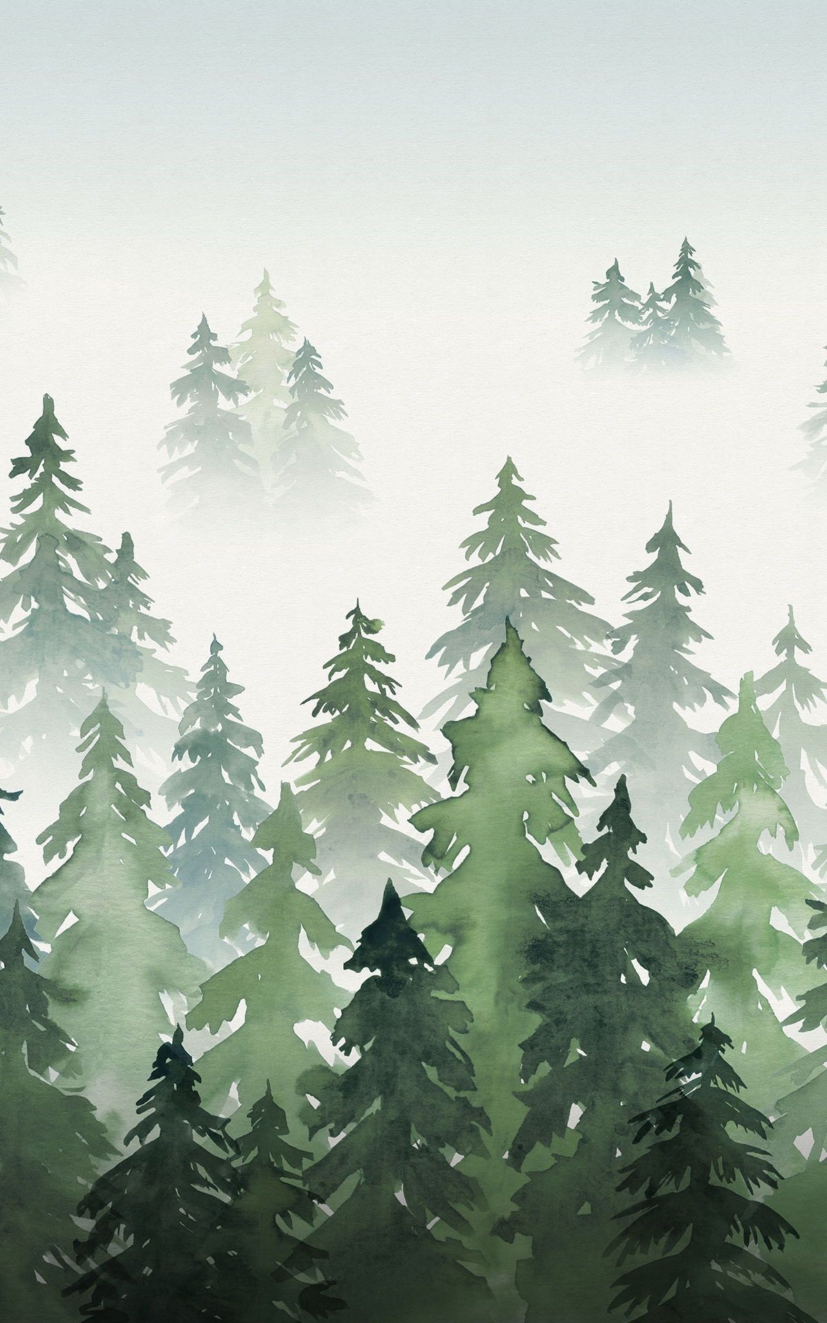 Forest Watercolor Wallpapers Top Free Forest Watercolor Backgrounds