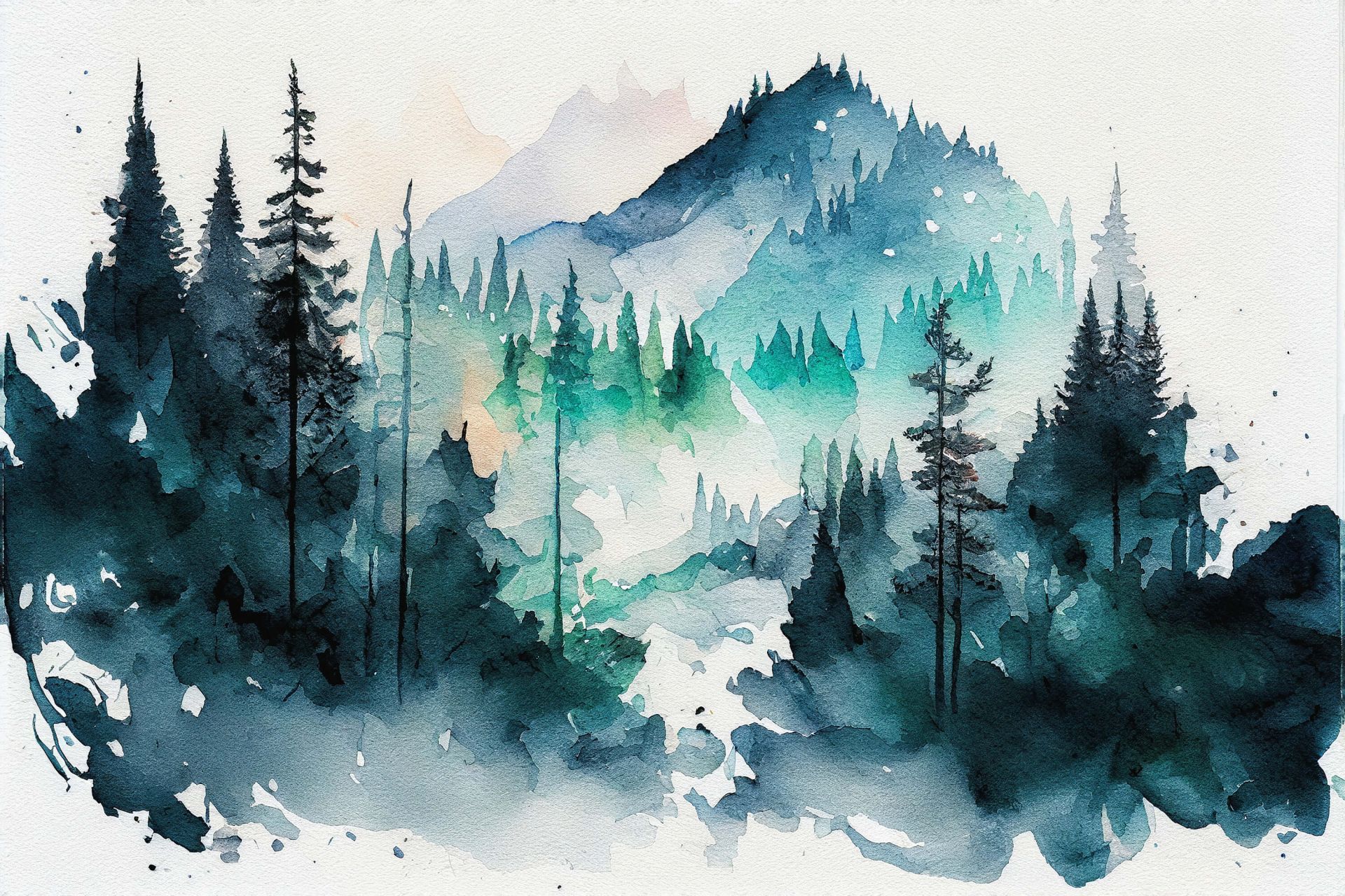 Forest Watercolor Wallpapers Top Free Forest Watercolor Backgrounds