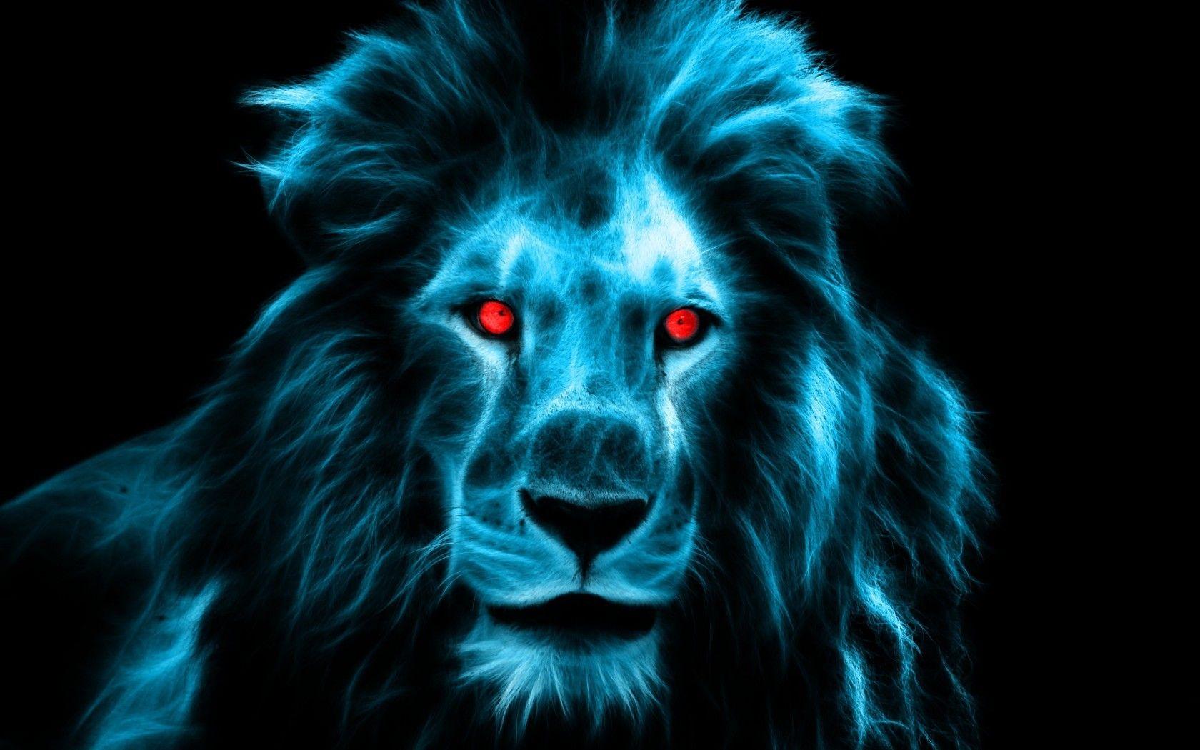 Blue Lion Wallpapers Top Free Blue Lion Backgrounds WallpaperAccess
