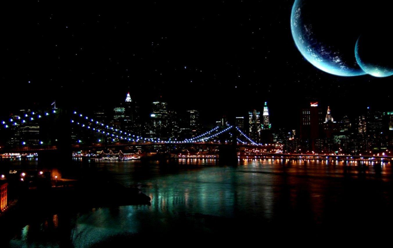 Moon City Wallpapers Top Free Moon City Backgrounds WallpaperAccess