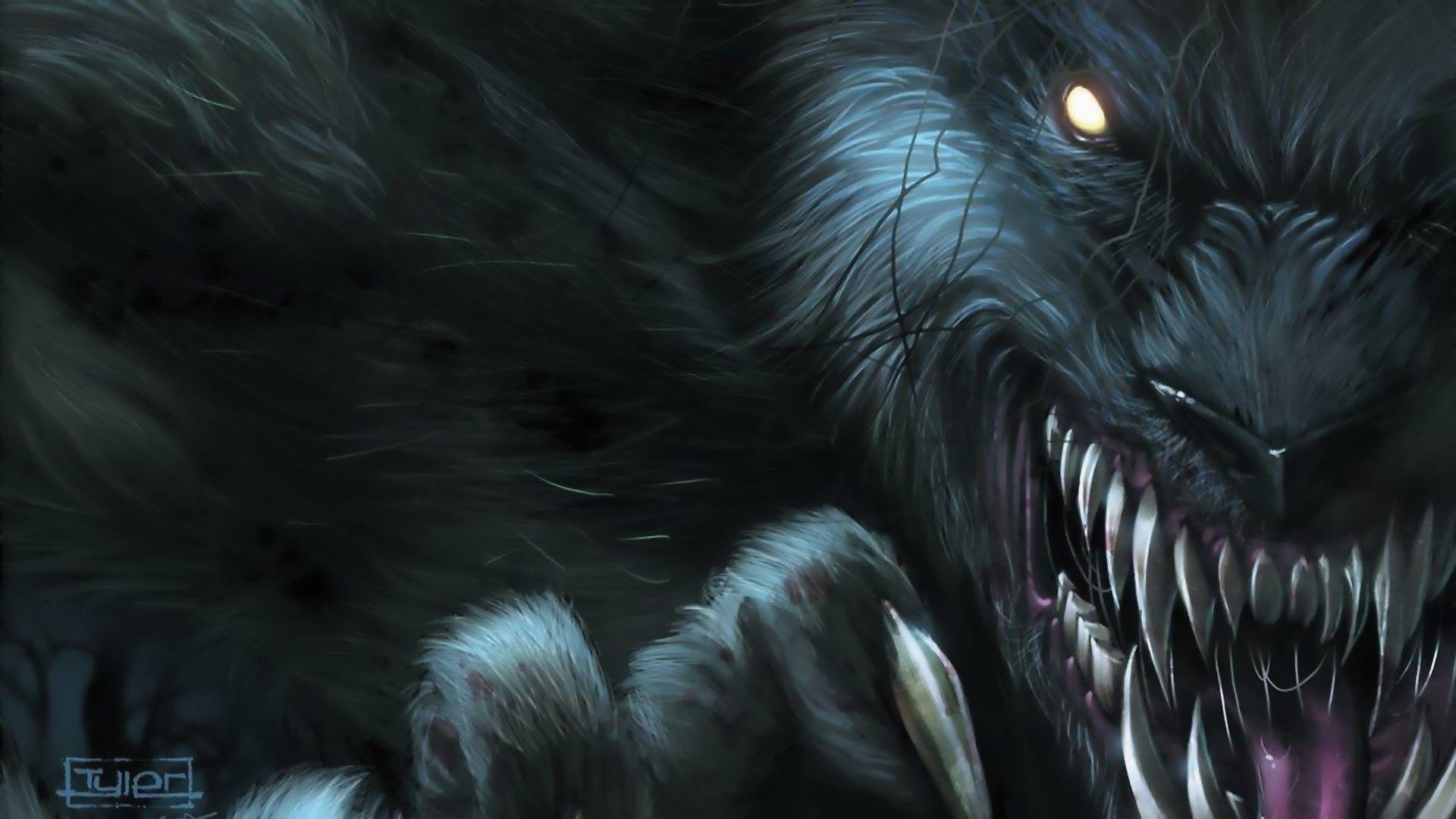Halloween Werewolf Wallpapers Top Free Halloween Werewolf Backgrounds WallpaperAccess