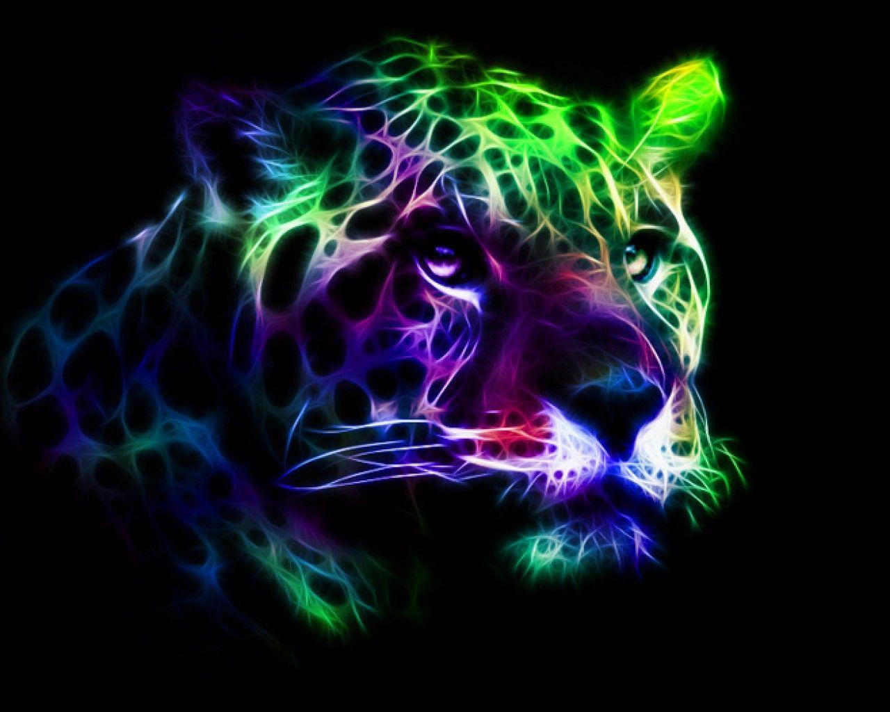 Neon Animal Wallpapers Top Free Neon Animal Backgrounds WallpaperAccess