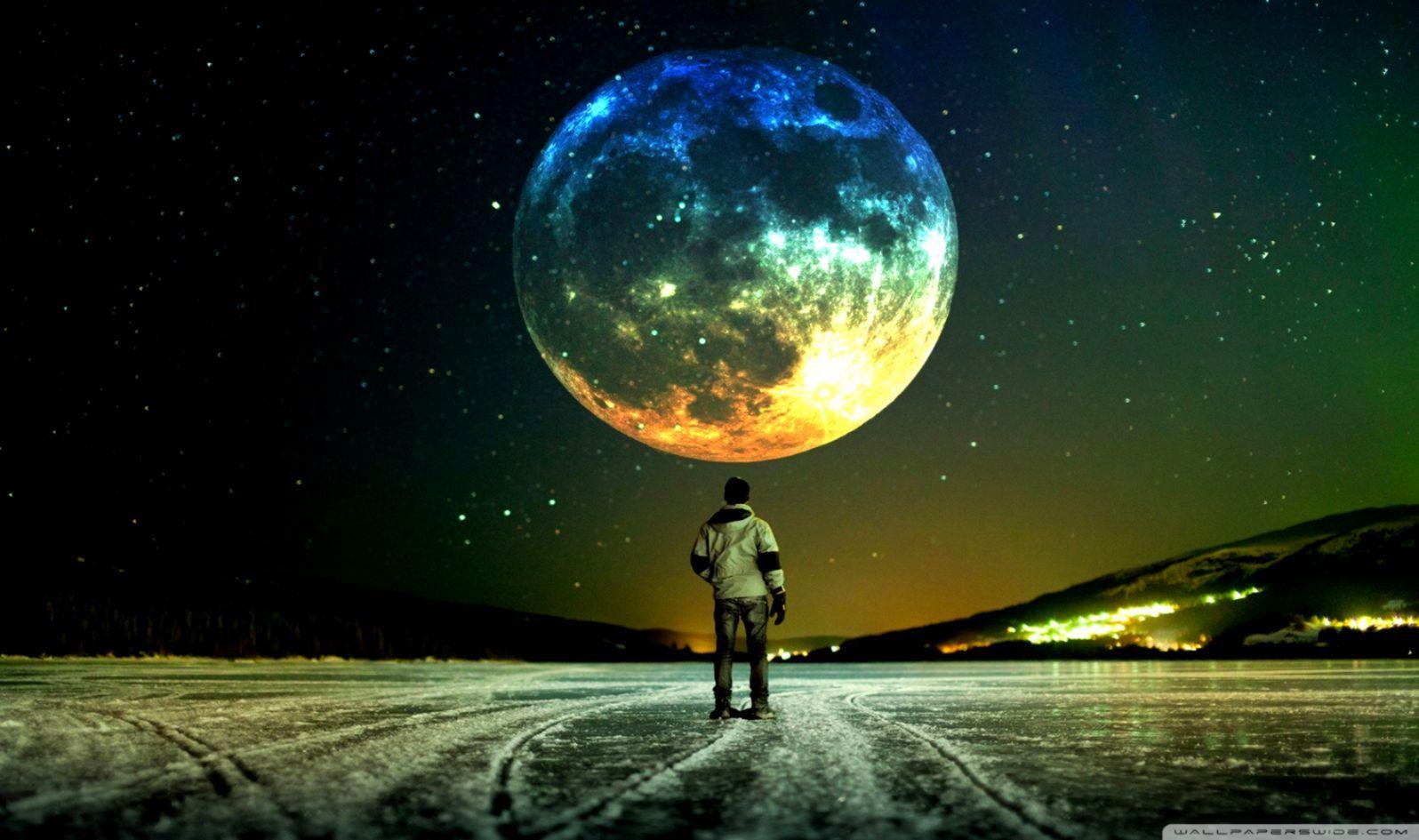 Green Moon Wallpapers Top Free Green Moon Backgrounds WallpaperAccess