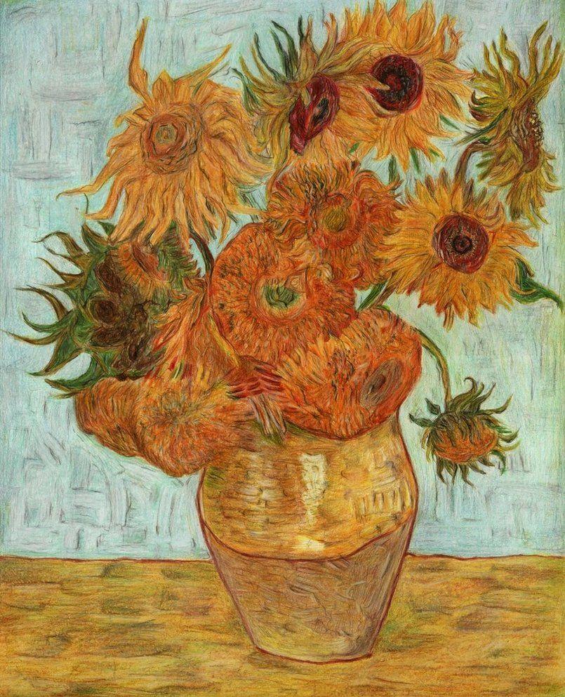 Van Gogh Sunflowers Wallpapers Top Free Van Gogh Sunflowers