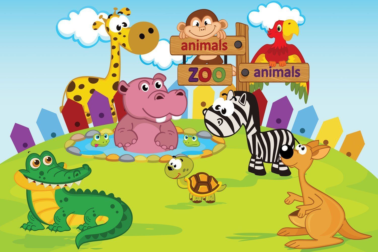 Zoo Cartoon Wallpapers Top Free Zoo Cartoon Backgrounds WallpaperAccess