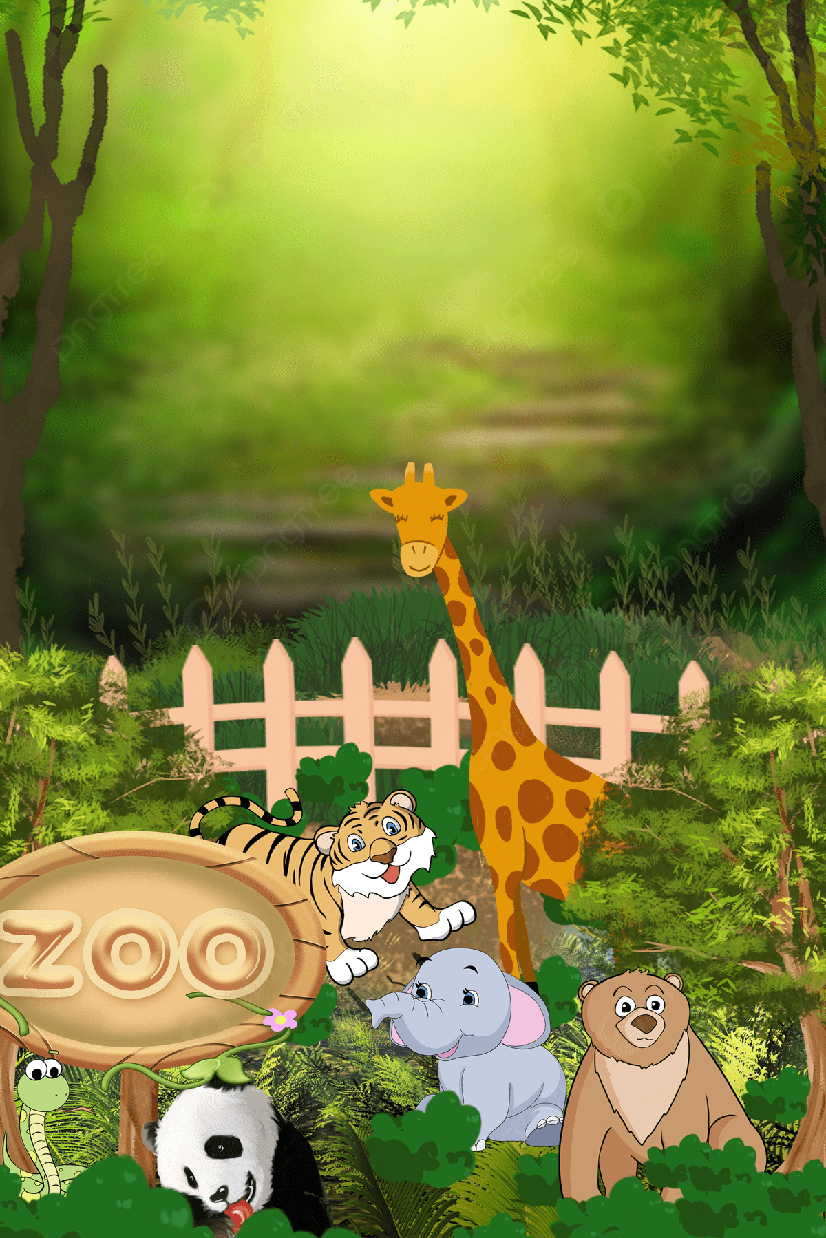 Zoo Cartoon Wallpapers Top Free Zoo Cartoon Backgrounds WallpaperAccess