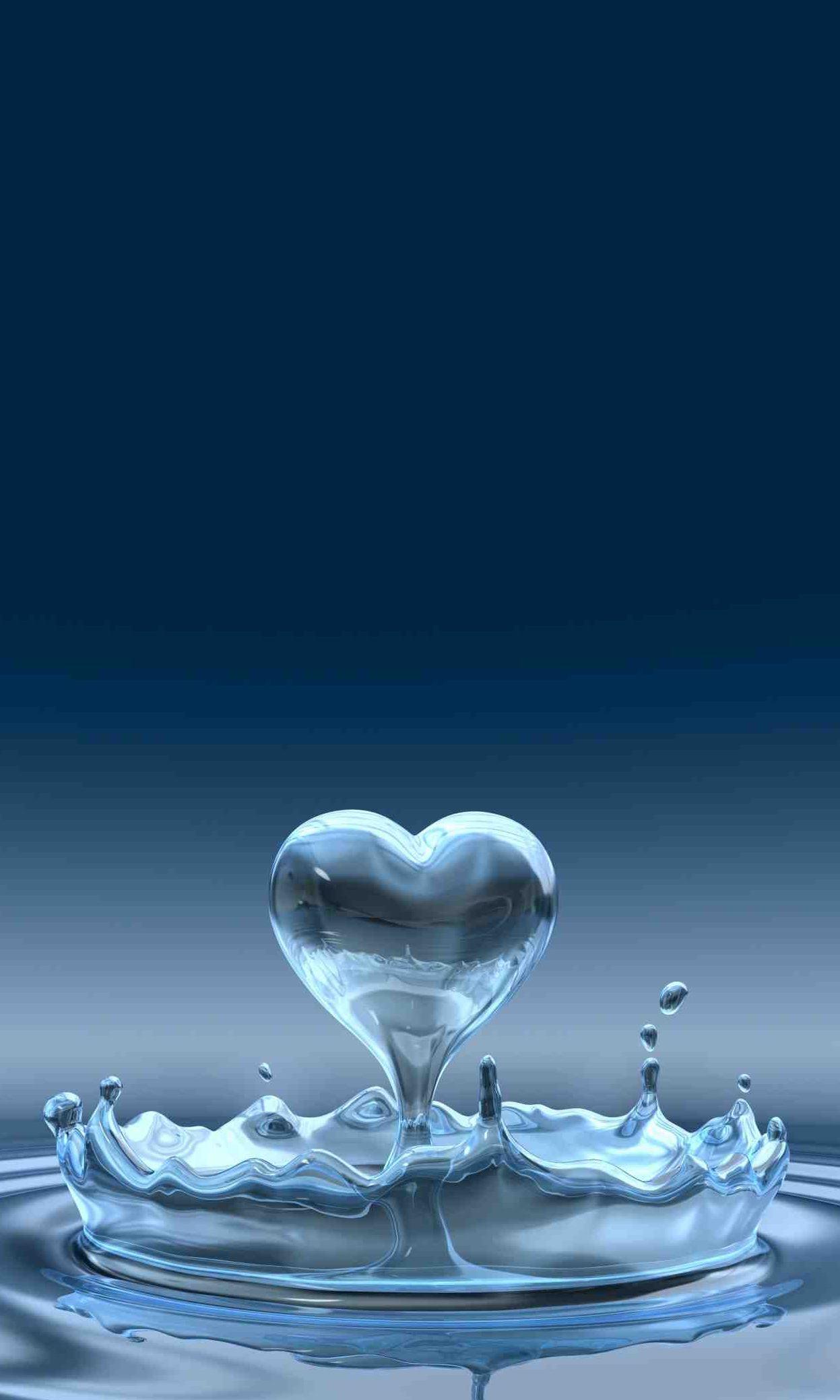 Water Heart Wallpapers Top Free Water Heart Backgrounds WallpaperAccess