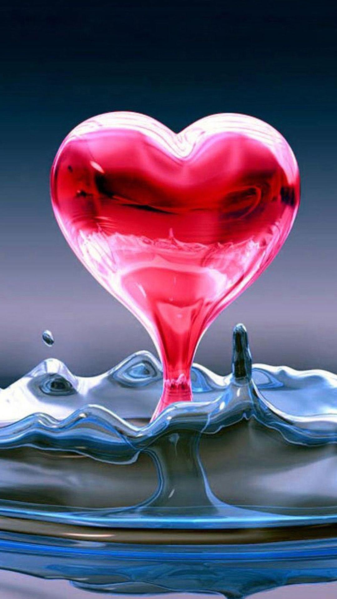 Water Heart Wallpapers Top Free Water Heart Backgrounds WallpaperAccess