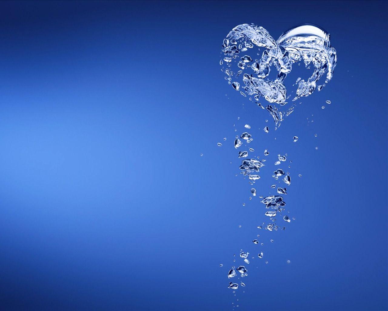 Water Heart Wallpapers Top Free Water Heart Backgrounds WallpaperAccess