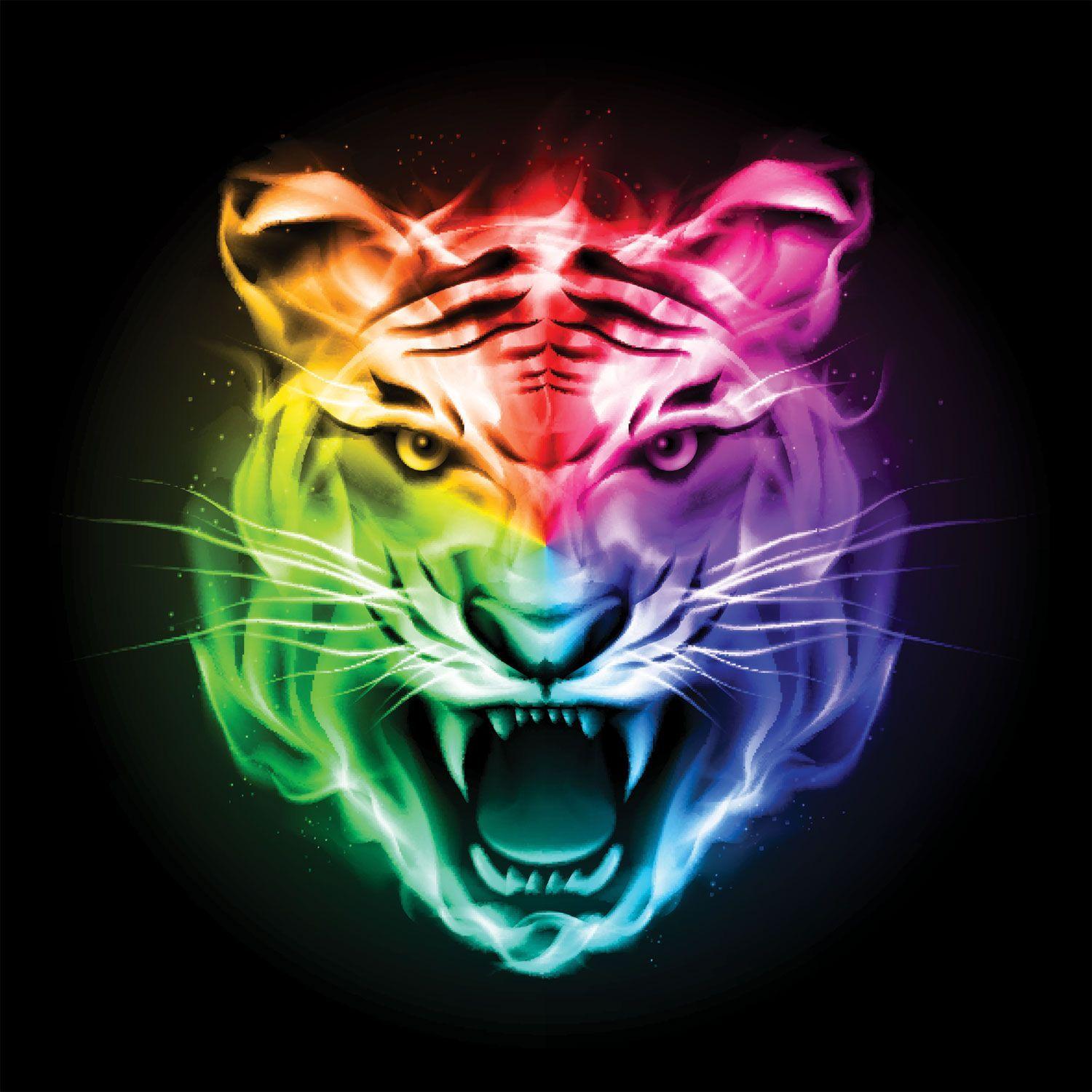 Colorful Tiger Wallpapers Top Free Colorful Tiger Backgrounds