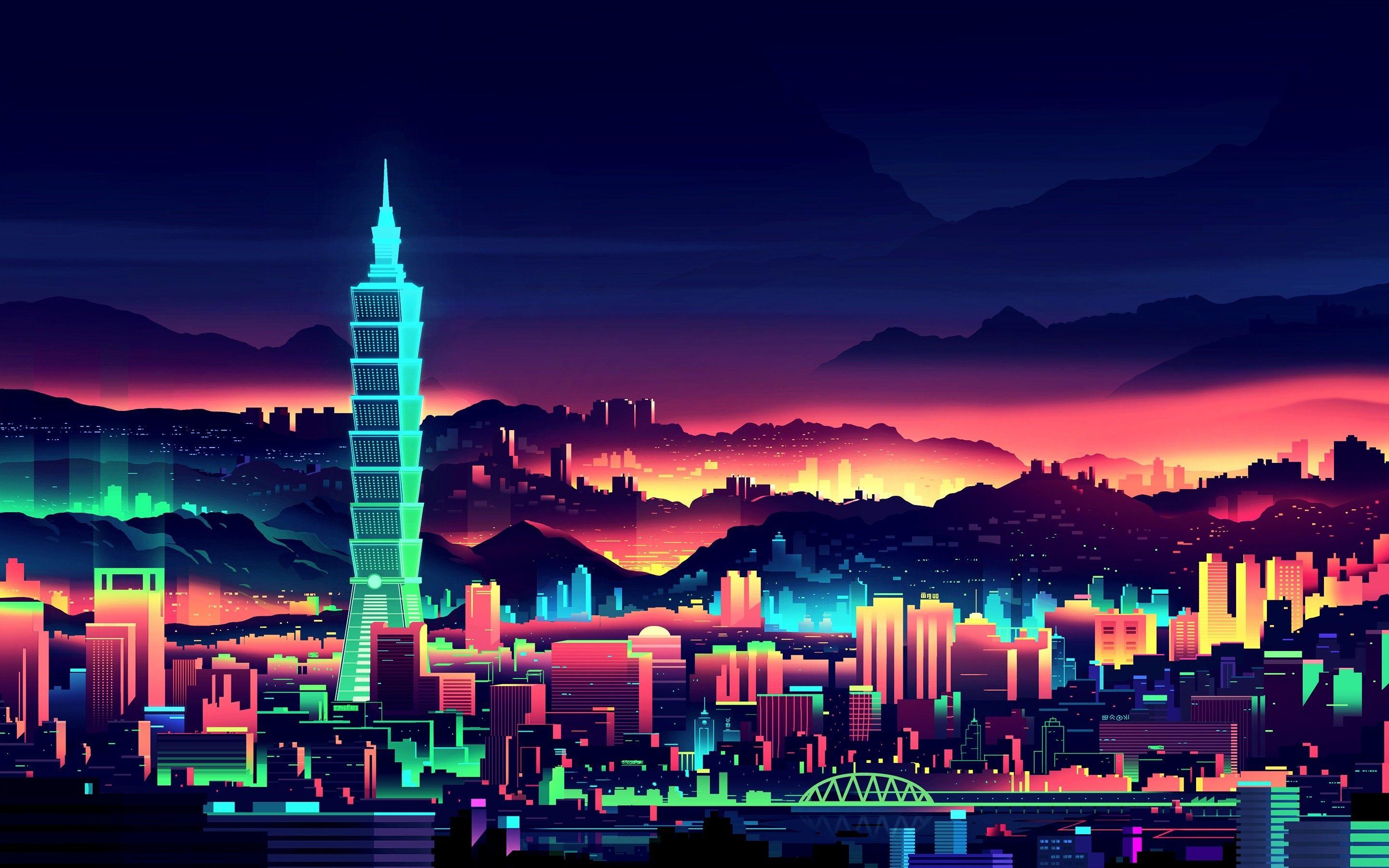 Aesthetic City Computer Wallpapers Top Free Aesthetic City Computer