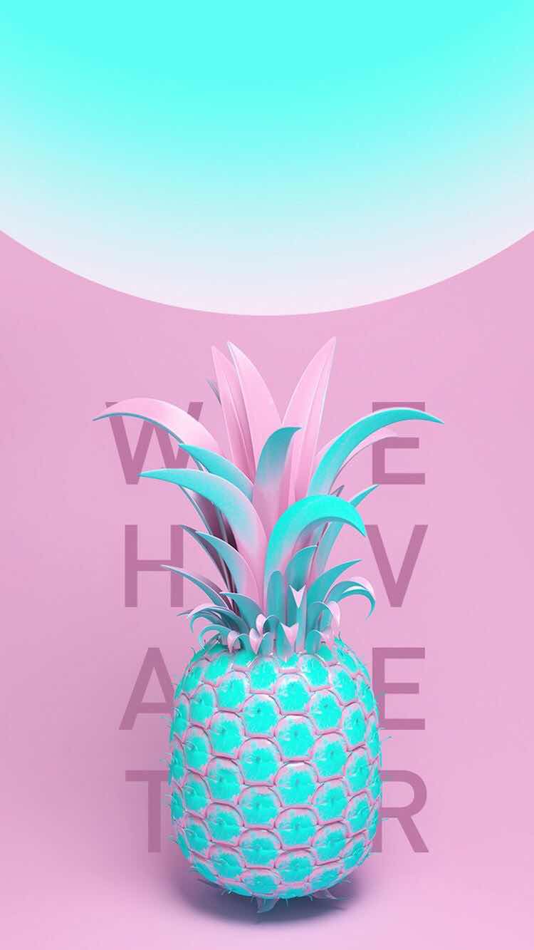 Blue Pineapple Wallpapers Top Free Blue Pineapple Backgrounds