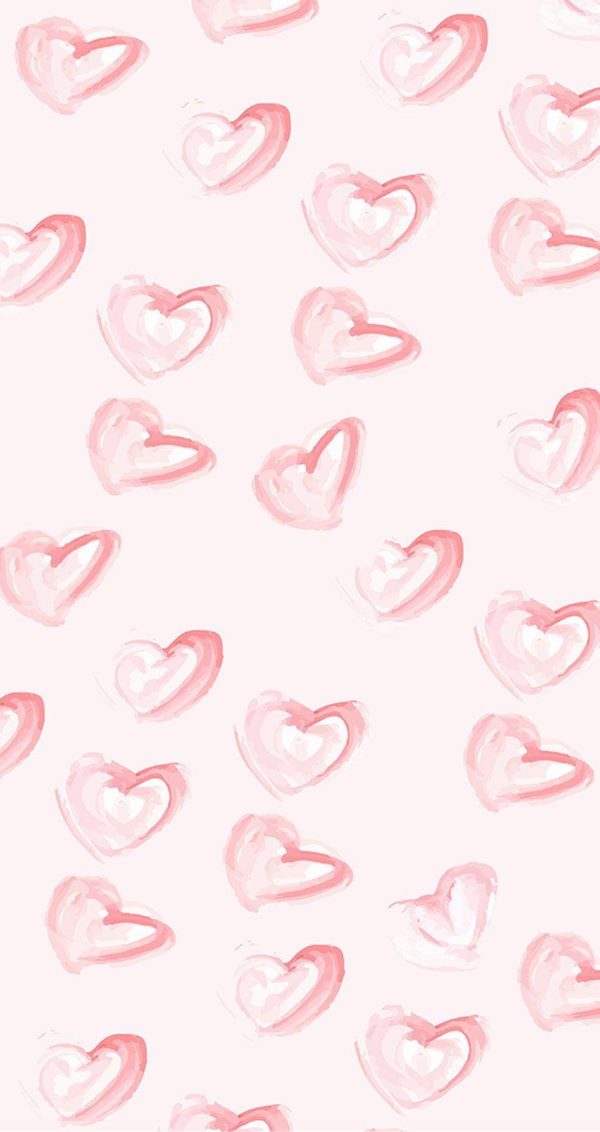 Pink Heart iPhone Wallpapers Top Free Pink Heart iPhone Backgrounds