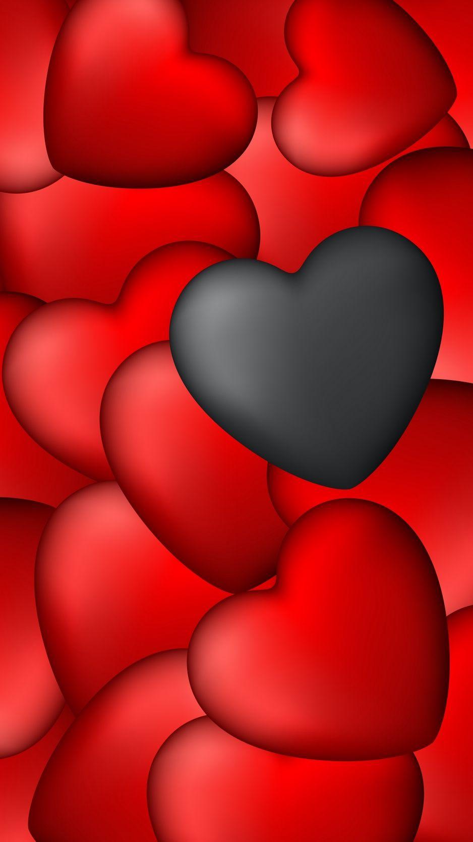 Red Hearts Wallpapers Top Free Red Hearts Backgrounds WallpaperAccess