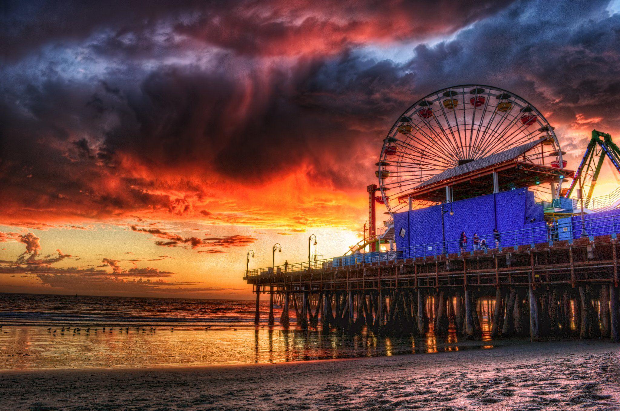 Santa Monica Wallpapers Top Free Santa Monica Backgrounds