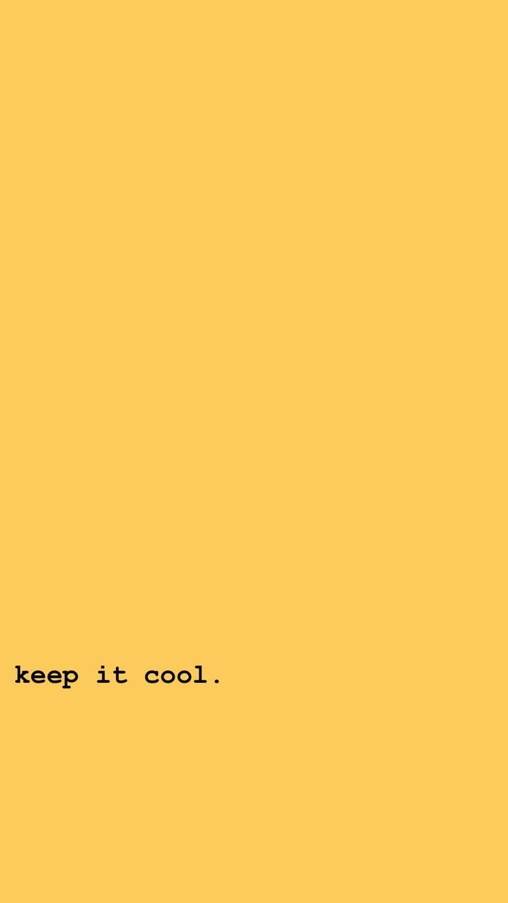 Aesthetic Lock Screen Wallpaper Yellow