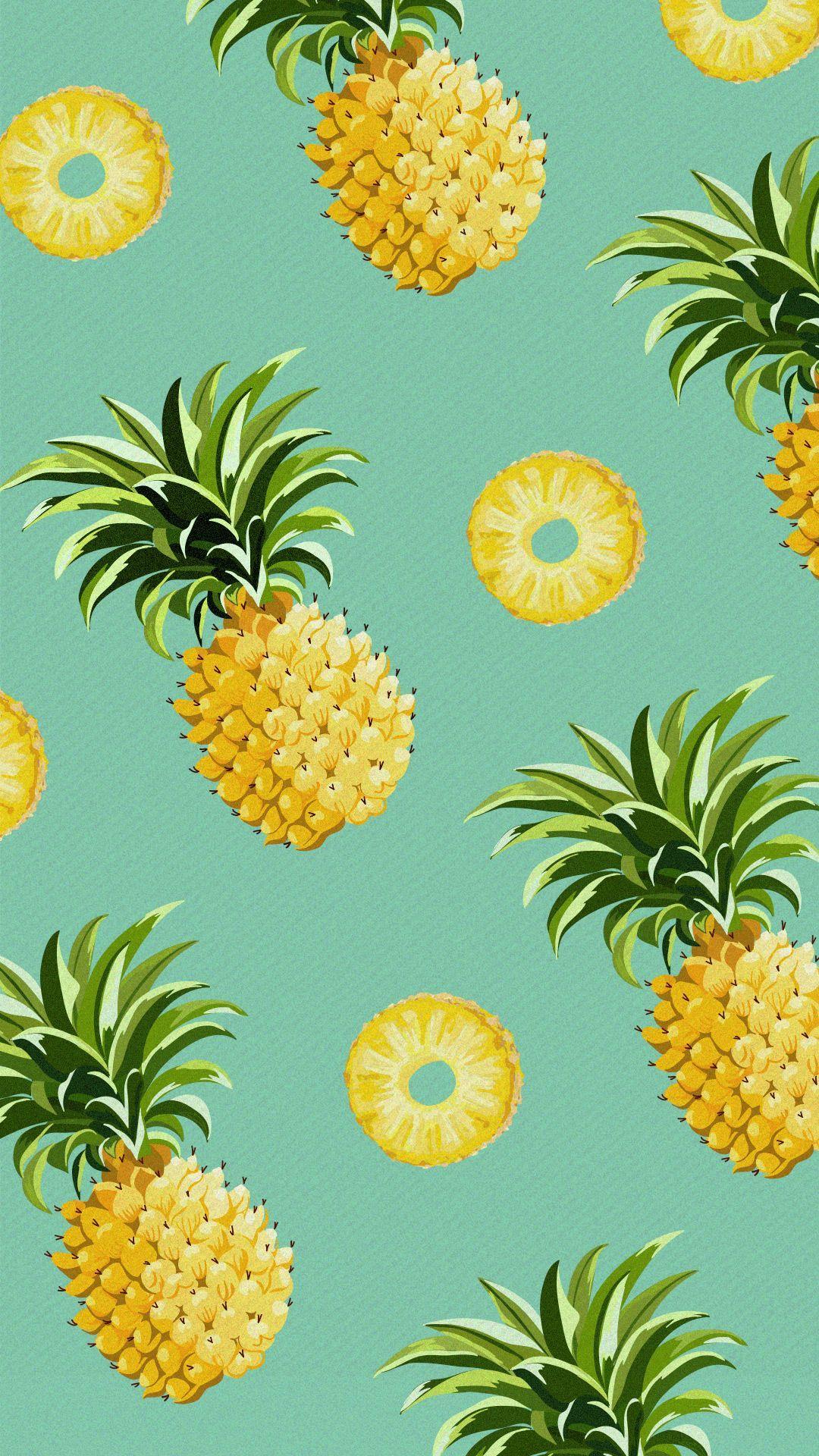 Green Pineapple Wallpapers Top Free Green Pineapple Backgrounds