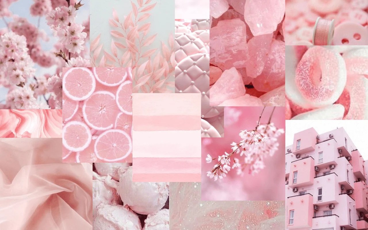 Light Pink Collage Wallpapers Top Free Light Pink Collage Backgrounds