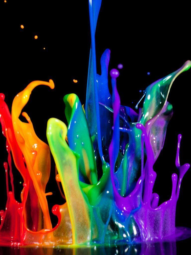 Rainbow Paint Splatter Wallpapers Top Free Rainbow Paint Splatter