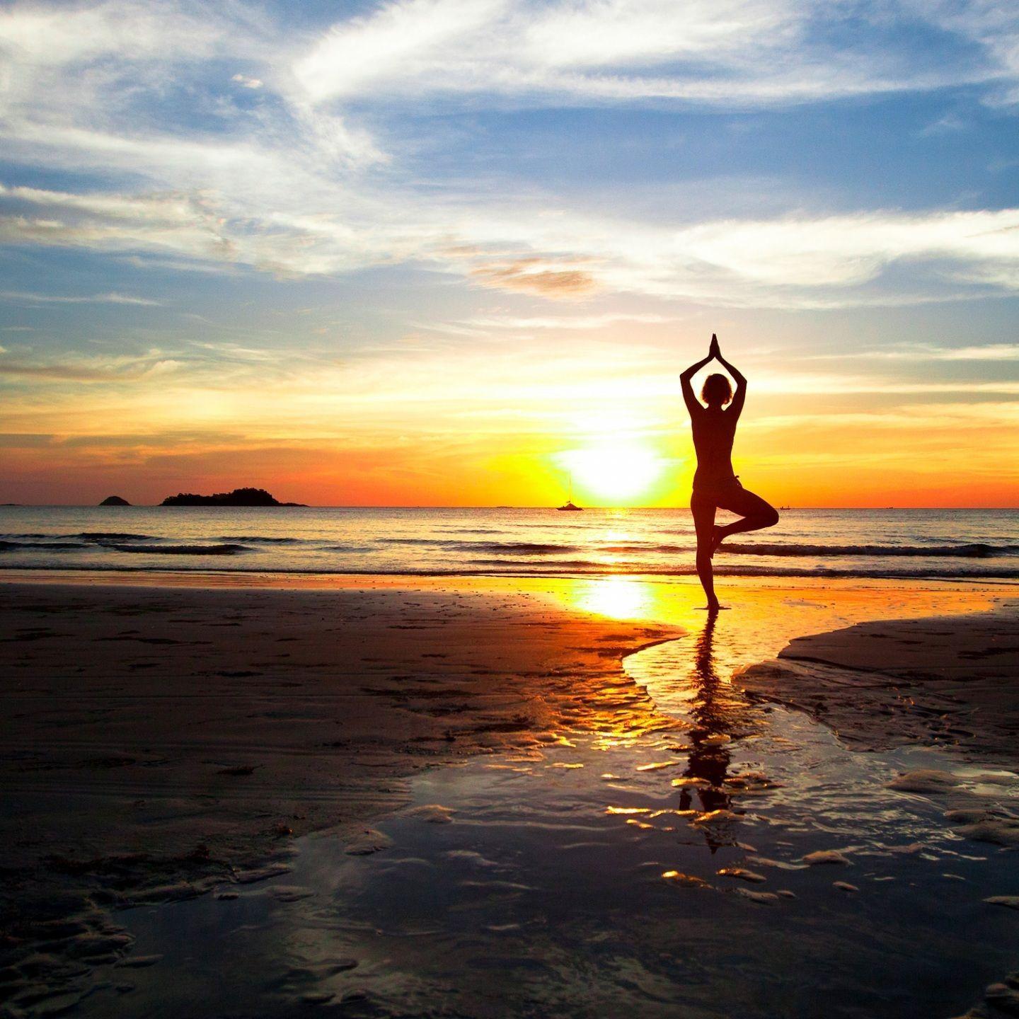 Yoga Sunset Wallpapers Top Free Yoga Sunset Backgrounds WallpaperAccess