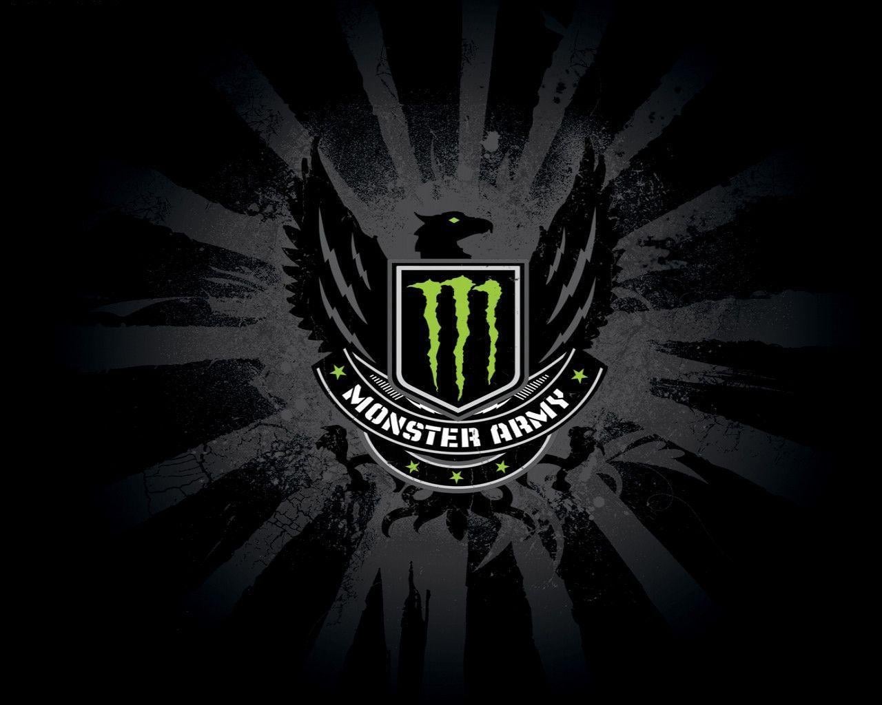 Monster Energy Logo Wallpapers Top Free Monster Energy Logo Backgrounds Wallpaperaccess
