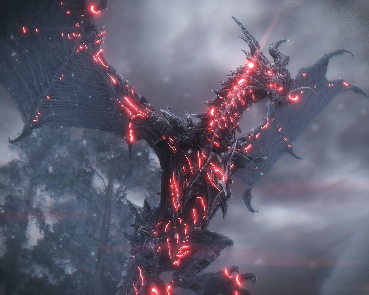 Red and Black Dragon Wallpapers Top Free Red and Black Dragon