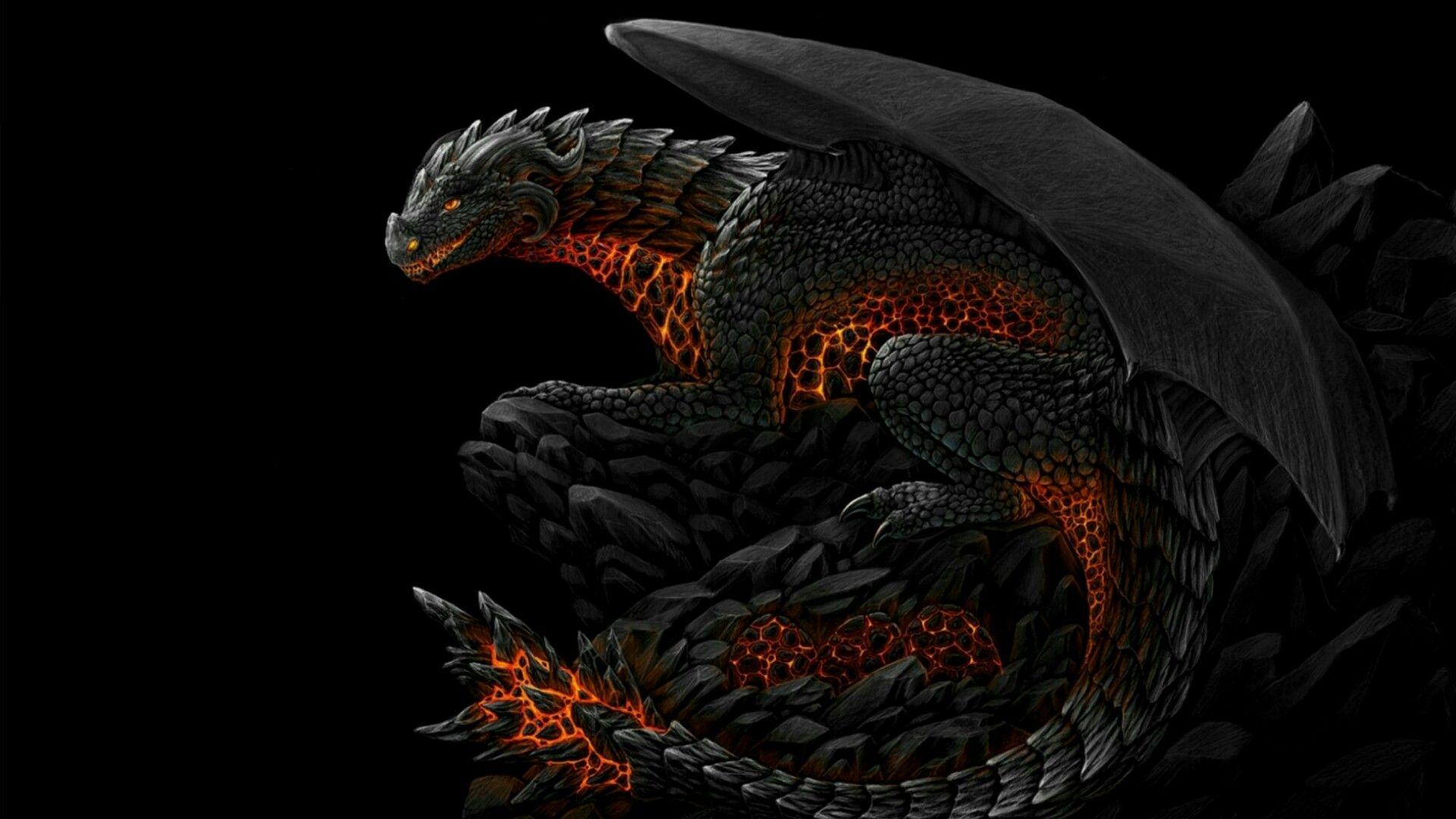 Red and Black Dragon Wallpapers Top Free Red and Black Dragon
