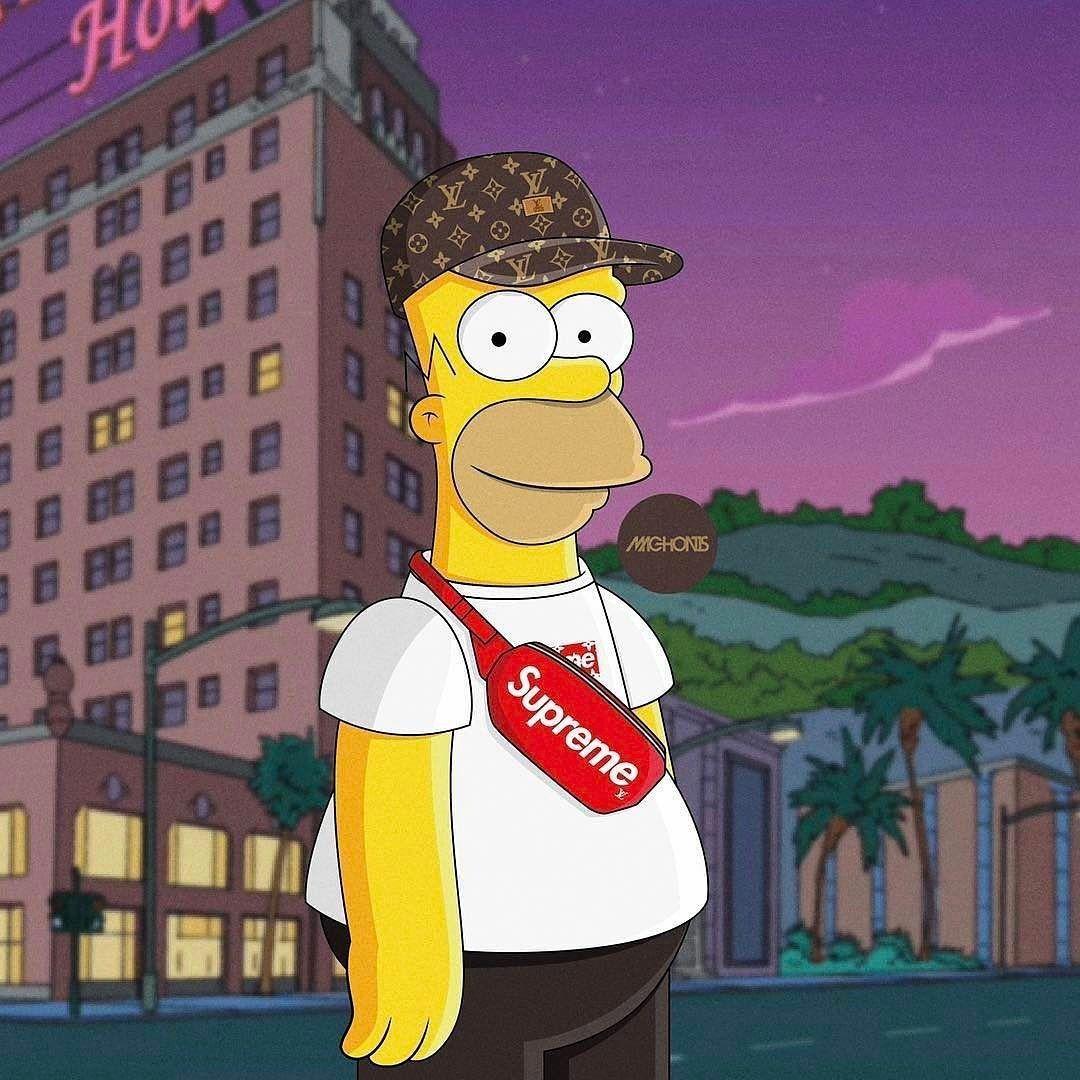 Supreme Simpsons HD Wallpapers Top Free Supreme Simpsons HD
