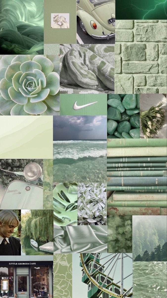 Light Green Collage Wallpapers Top Free Light Green Collage