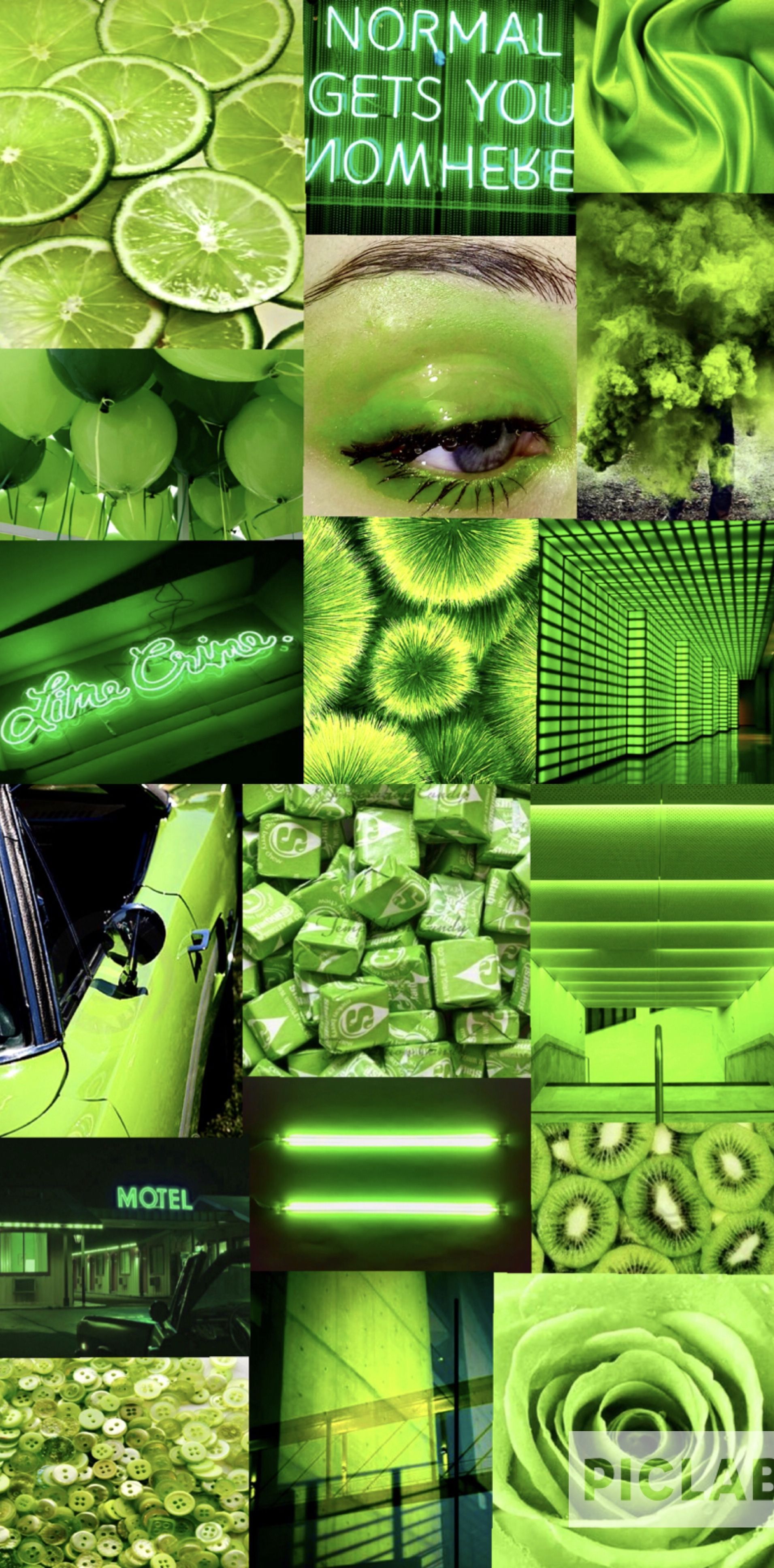 Light Green Collage Wallpapers Top Free Light Green Collage